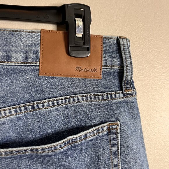 Madewell NEW Straight 33x32 Men’s Jeans Stretch Classic - Picture 3 of 7